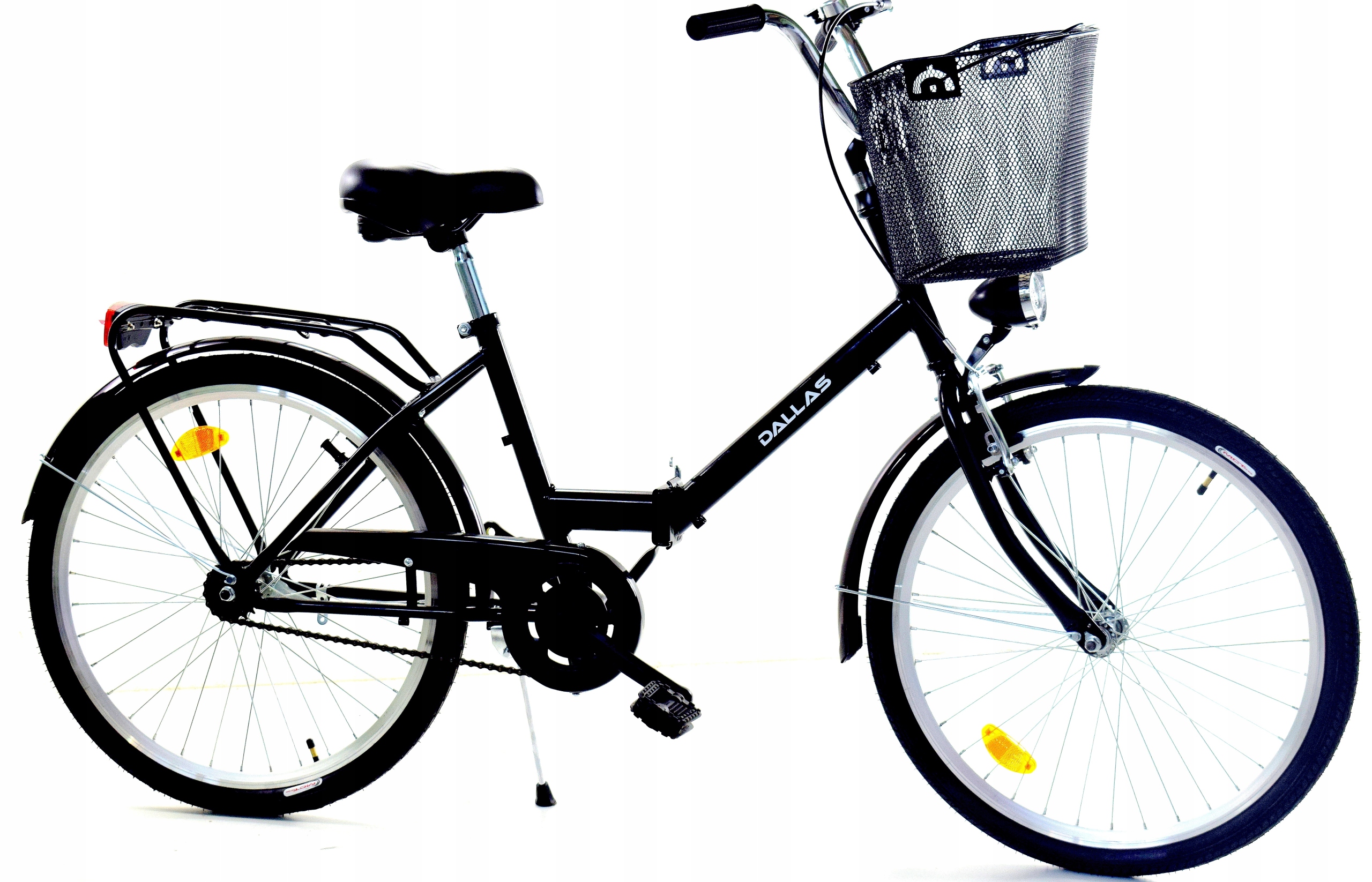 Rower miejski 24 składak damski męski składany