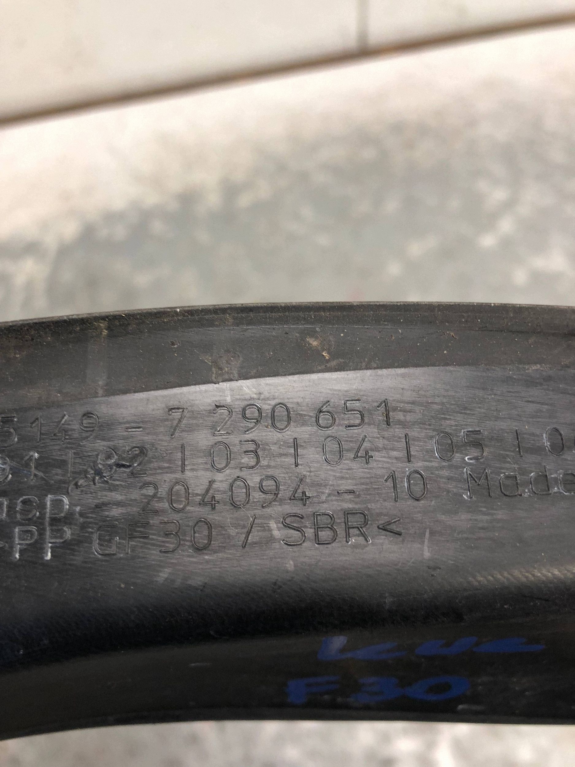 moulding lights left rear part BMW F30 7290651