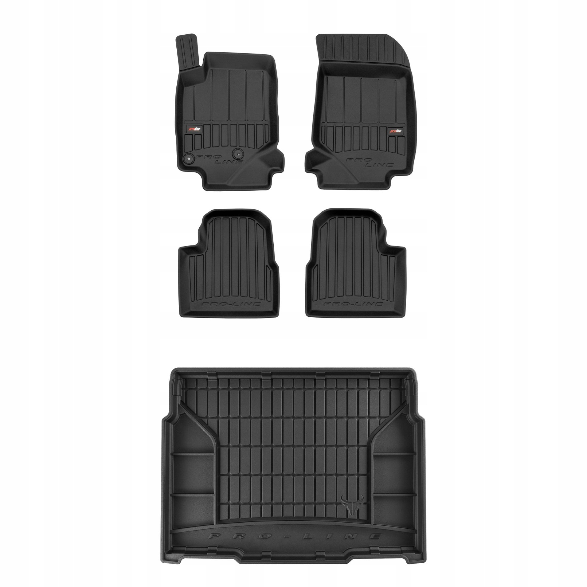 Sada gumových kobercov a rohoží pre Peugeot 2008 II 2019-2023