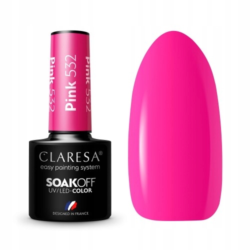 

Claresa Lakier Hybrydowy Hybryda Pink nr 532 5 ml