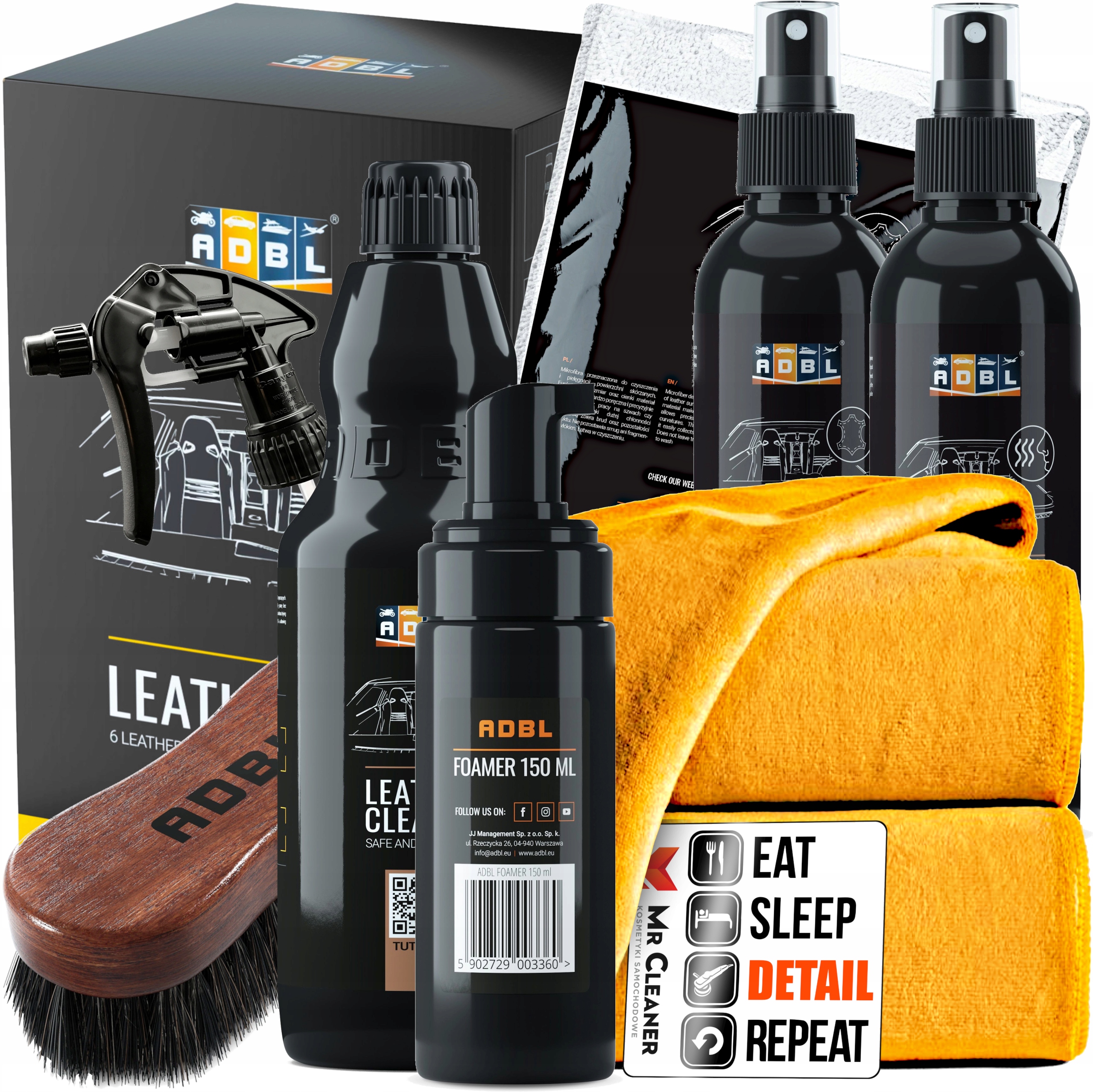 

Adbl Leather Kit Zestaw do czyszczenia skóry