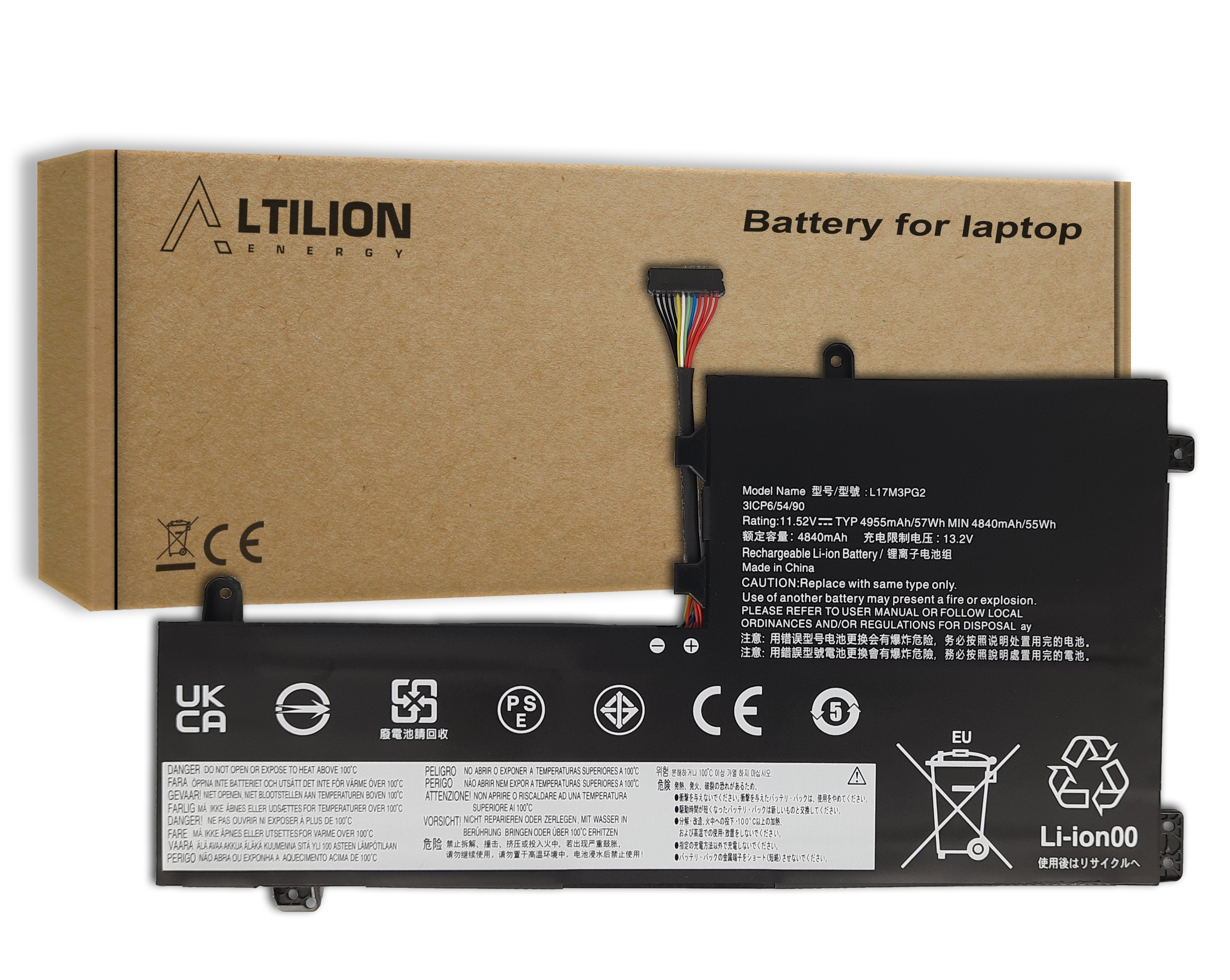 Baterie Altilion Energy L17M3PG2 kompatibilní s Lenovo