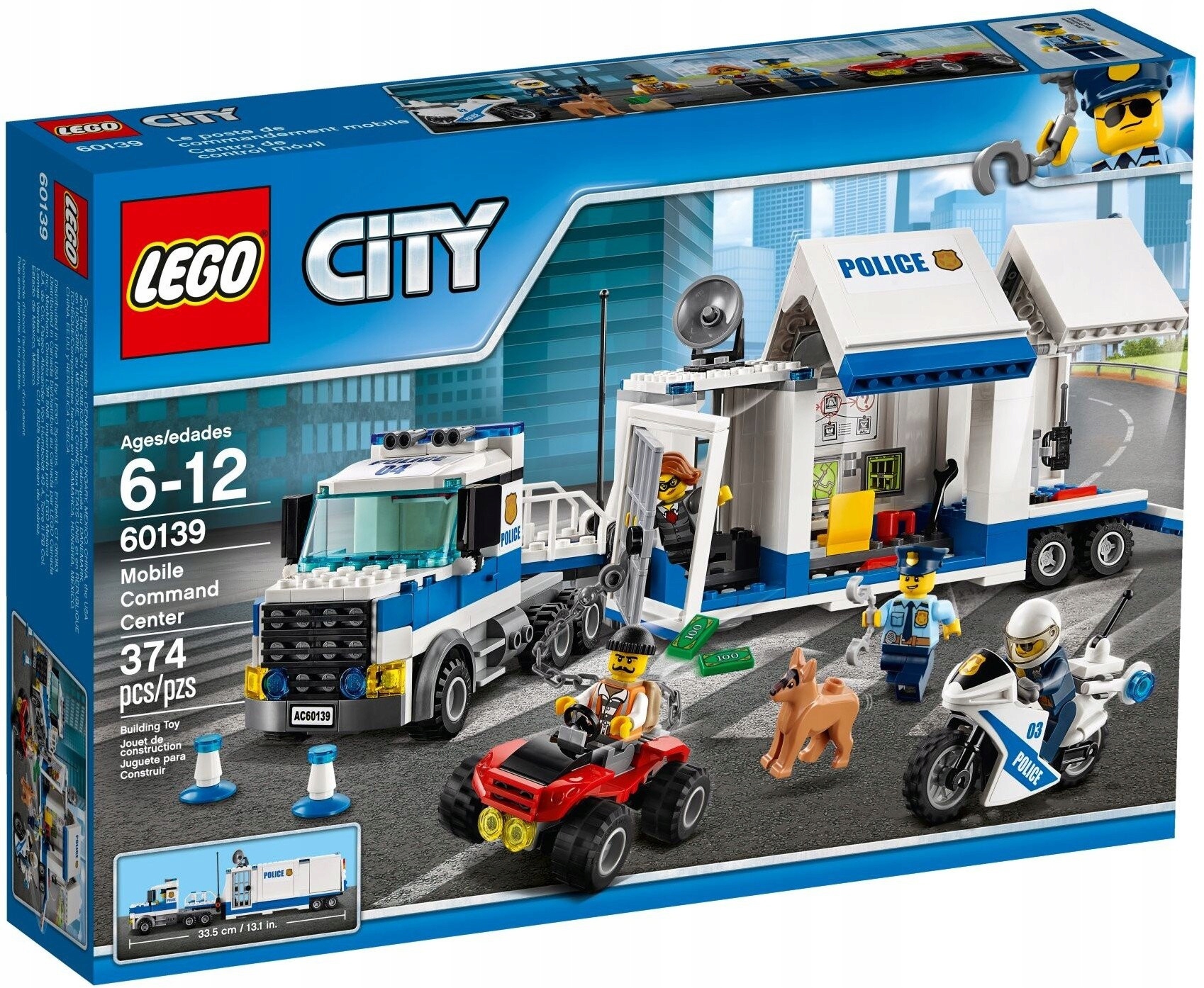 Lego City 60139 Mobilní velitelské centrum Nové
