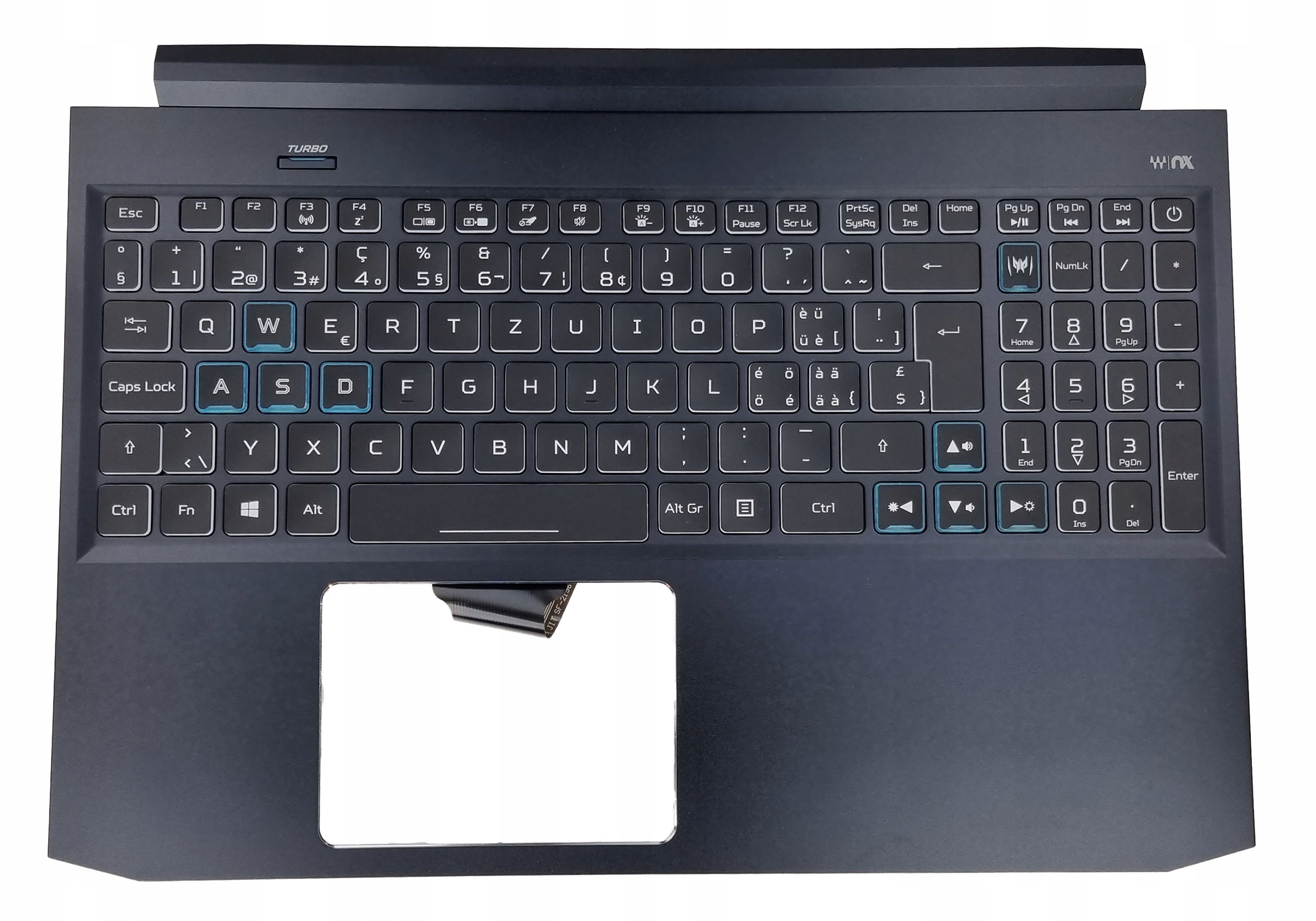 Nová Krytka Klávesnice Acer Predator Triton 300 PT315-51 GTX1650 Švajčiarska