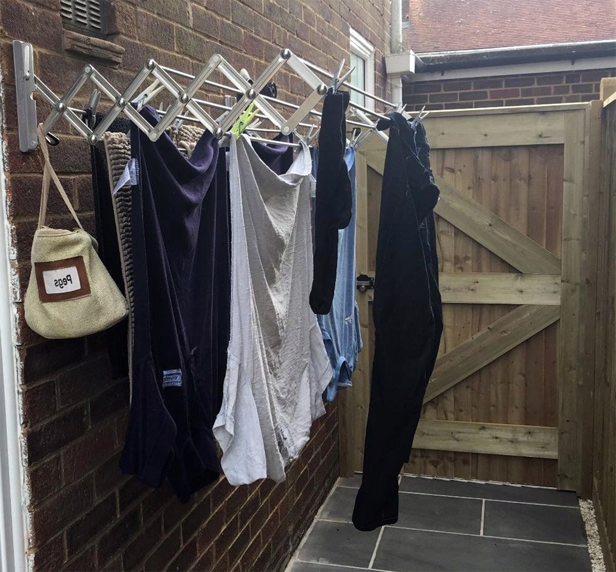 Suszarka ścienna na pranie RuckZuck 100 Artweger Głębokość produktu 58 cm