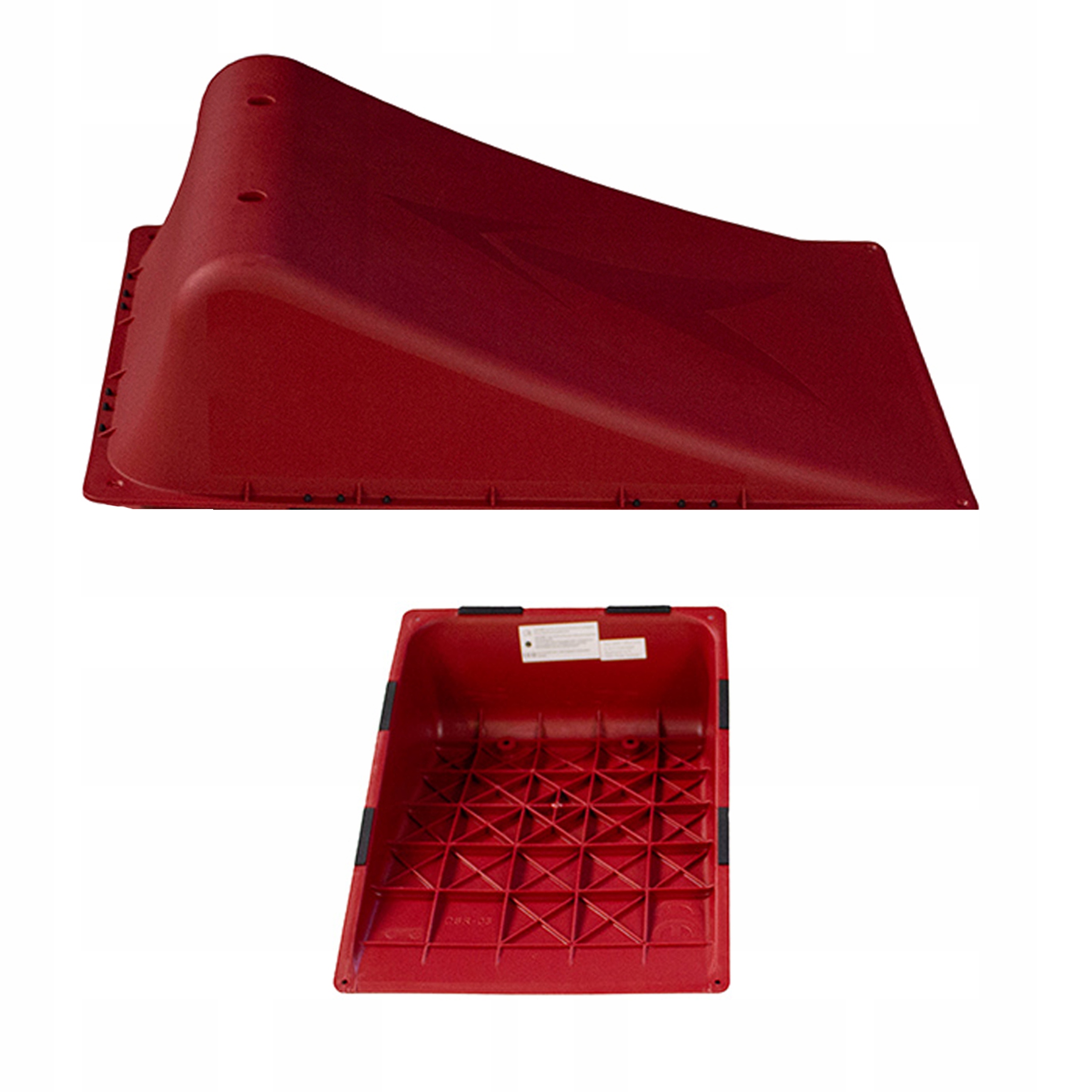 Rampa skate skocznia stunt bmx hulajnoga najazd kicker Sandora czerwona