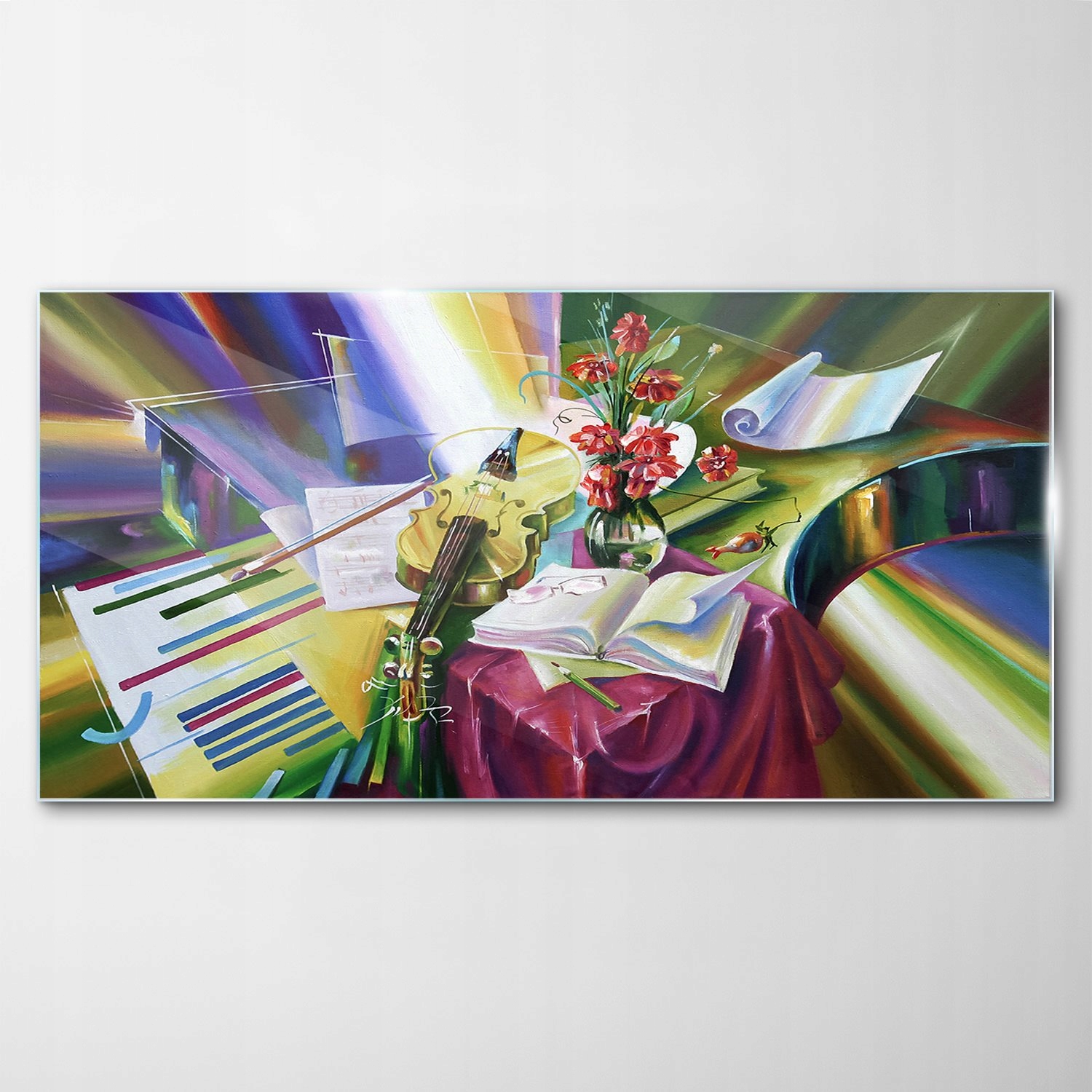 

Obraz na Szkle Dekor Art Sztuka Kompozytor 120x60