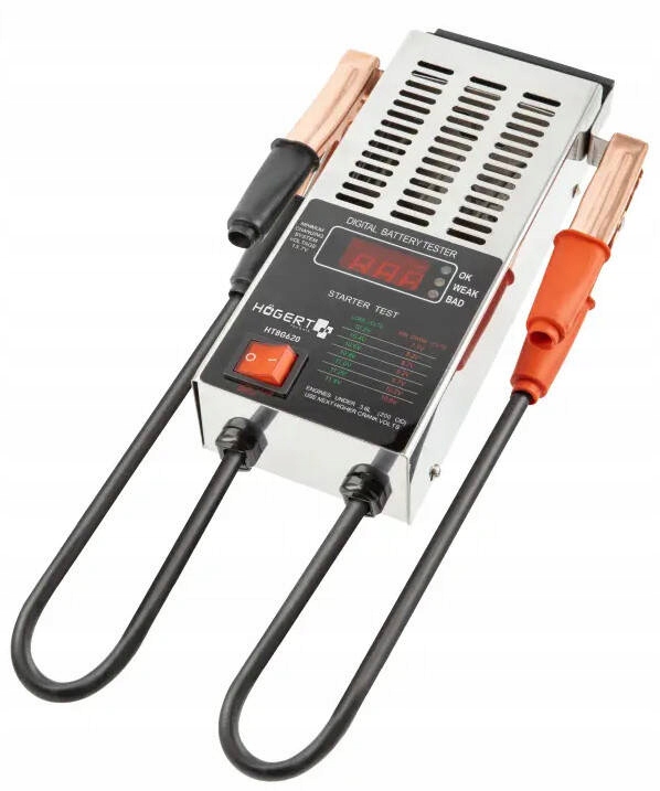 Hogert HT8G620 Tester akumulatorów cyfrowy 12V Kod producenta HT8G620