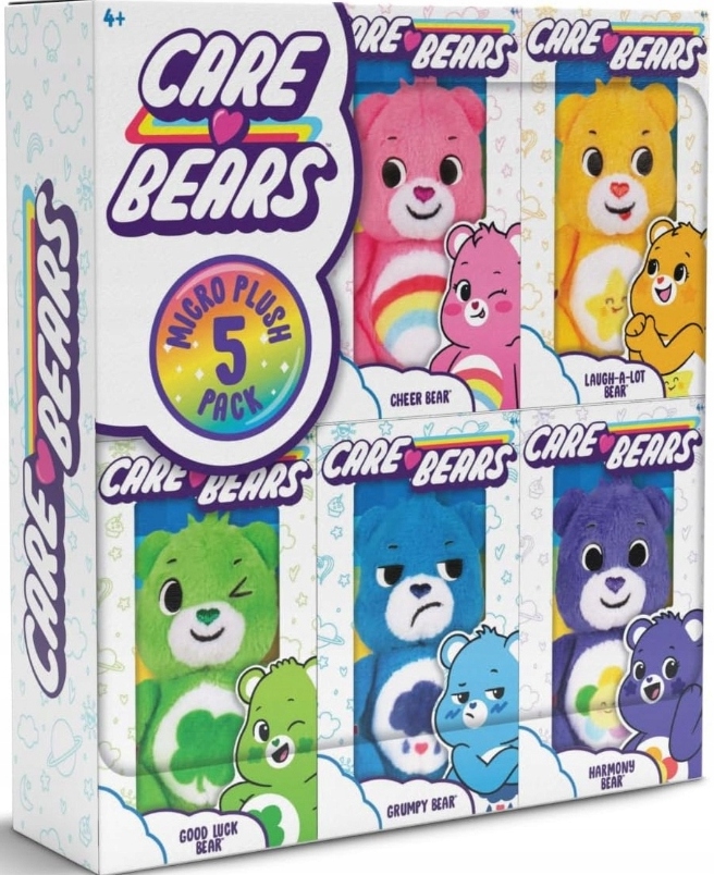 Starostliví medvídci Care Bears Sada 5 mini maskotů 22719