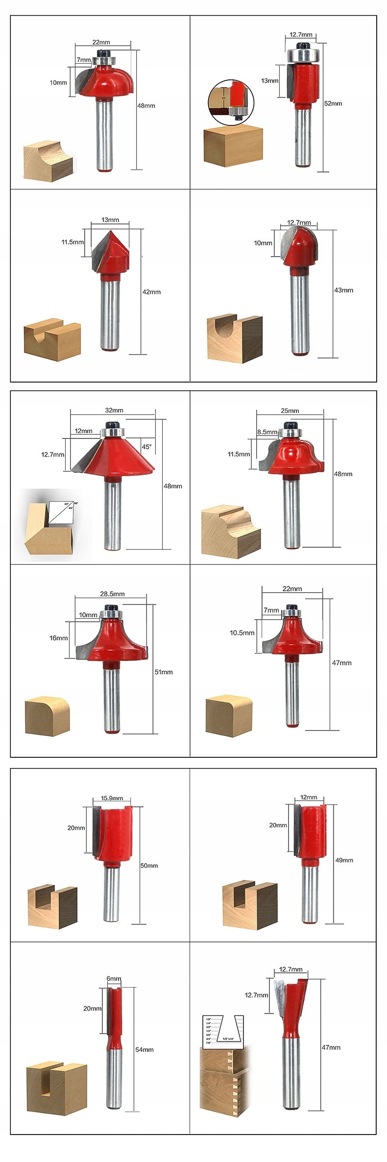 FREZARKA GÓRNOWRZECIONOWA do DREWNA PIONOWA RĘCZNA Maksymalna moc 800 W