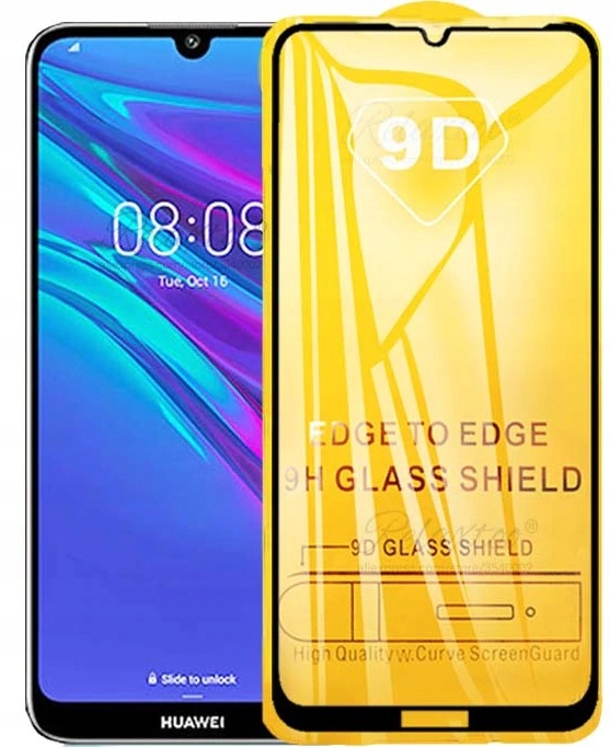 

Szkło Hartowane 9H Pełne 9D do Huawei Y6S
