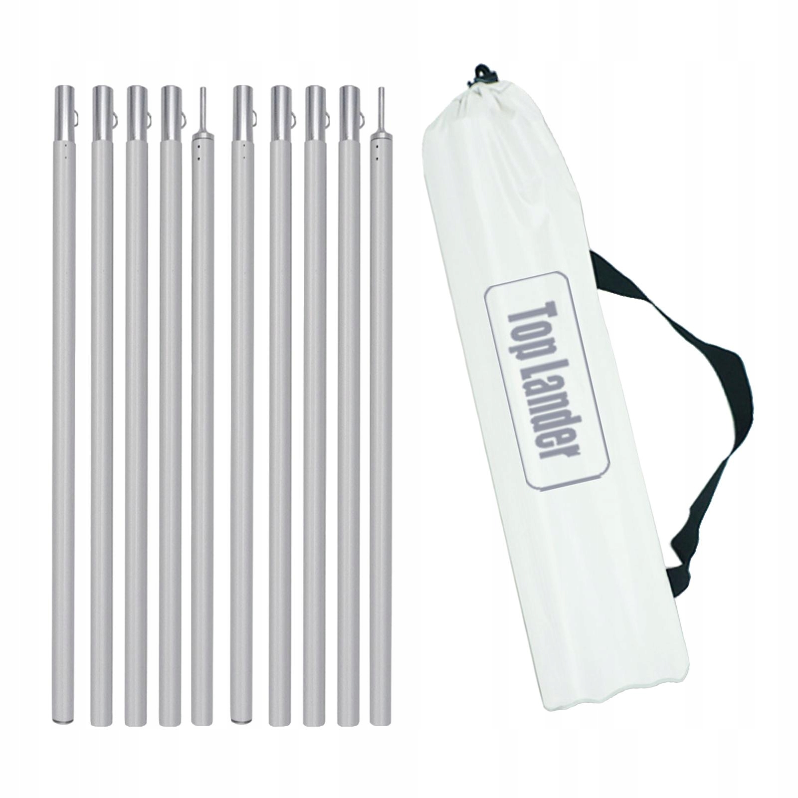 Słupek od namiotu, wsparcie baldachimu kempingowego ze stopu aluminium