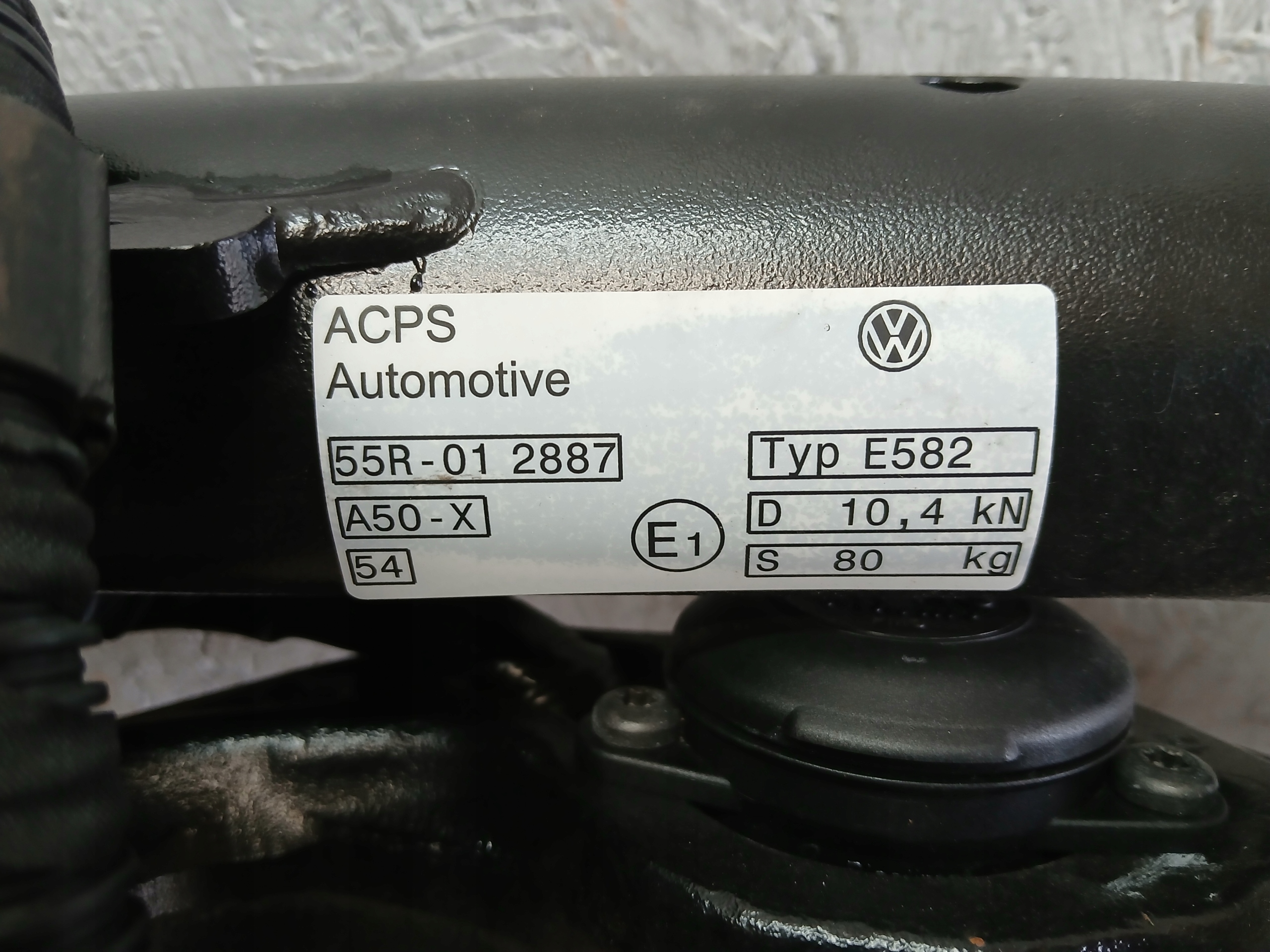tow VW GOLF VIII 8 KOMBI 5H9 5H9803881E