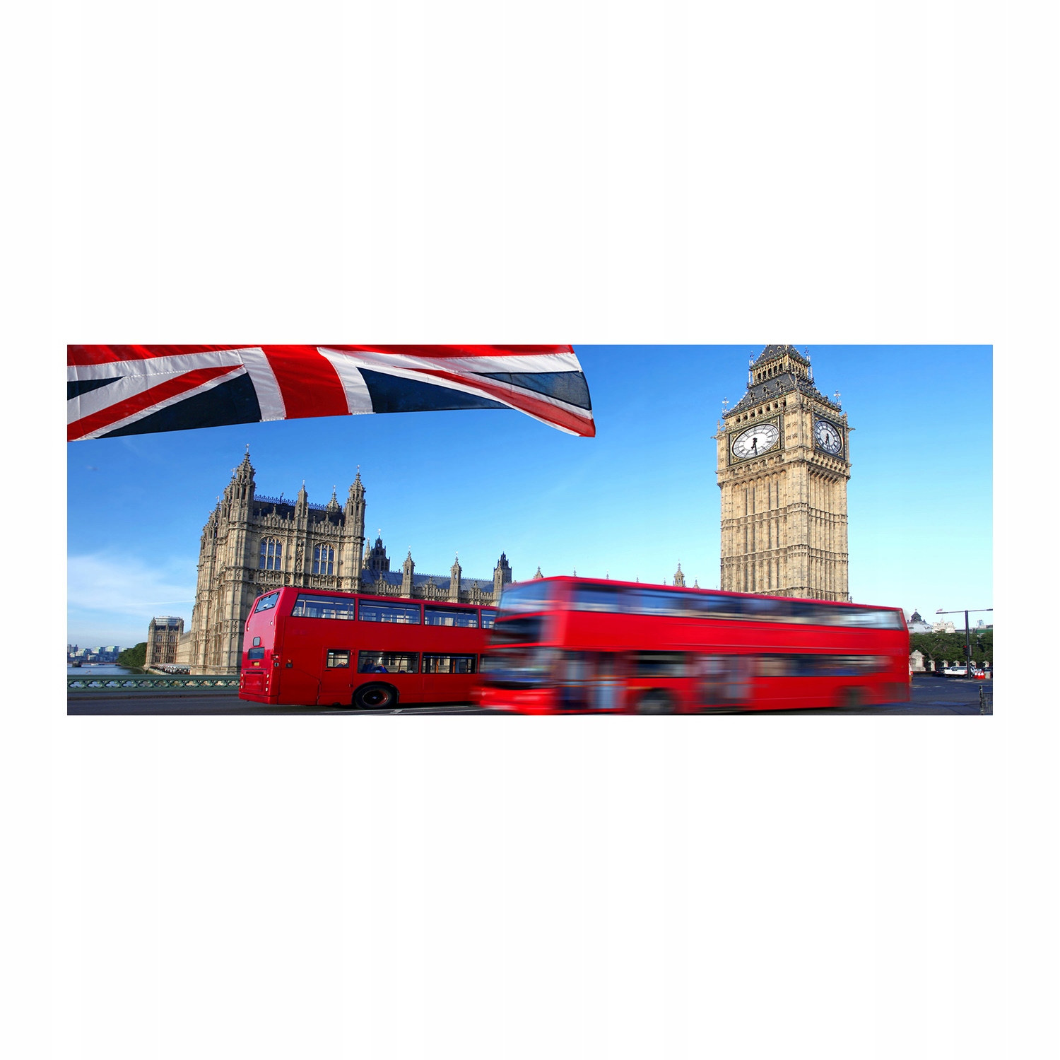 

Foto obraz szkło akryl Autobus w Londynie 125x50cm