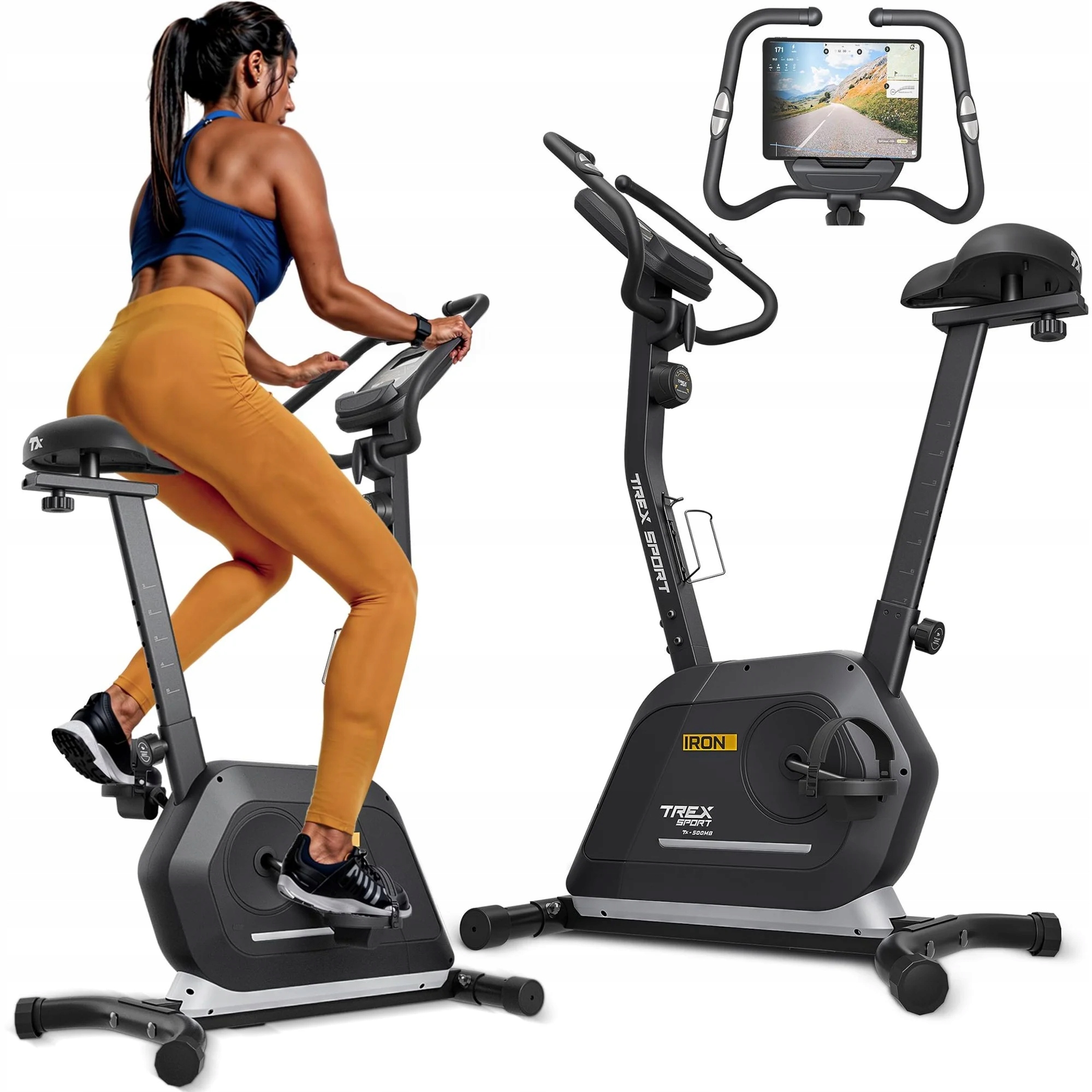 Rowerek stacjonarny magnetyczny rower treningowy fitness Iron Trex Sport