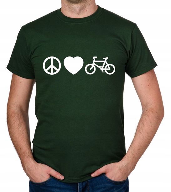 

koszulka Peace Love Bike prezent