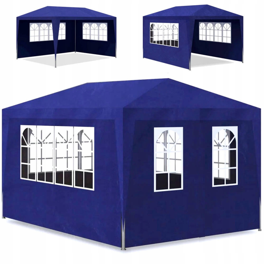 Záhradný pavilón Pe 3x4 m Altana 4 steny okna Obchodný Stan