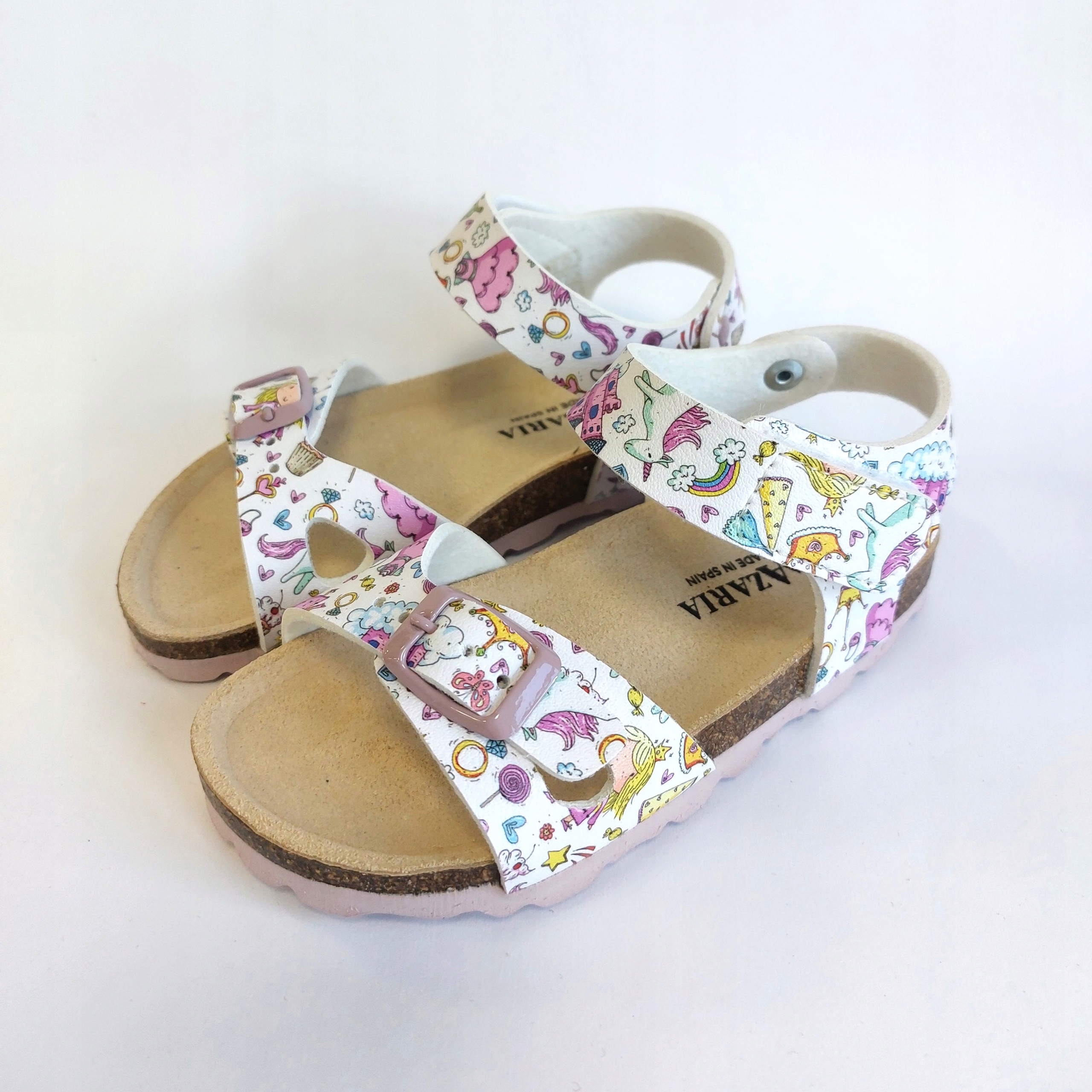 

Sandały dziecięce LaAzaria 7066c11 biały fusbet 29