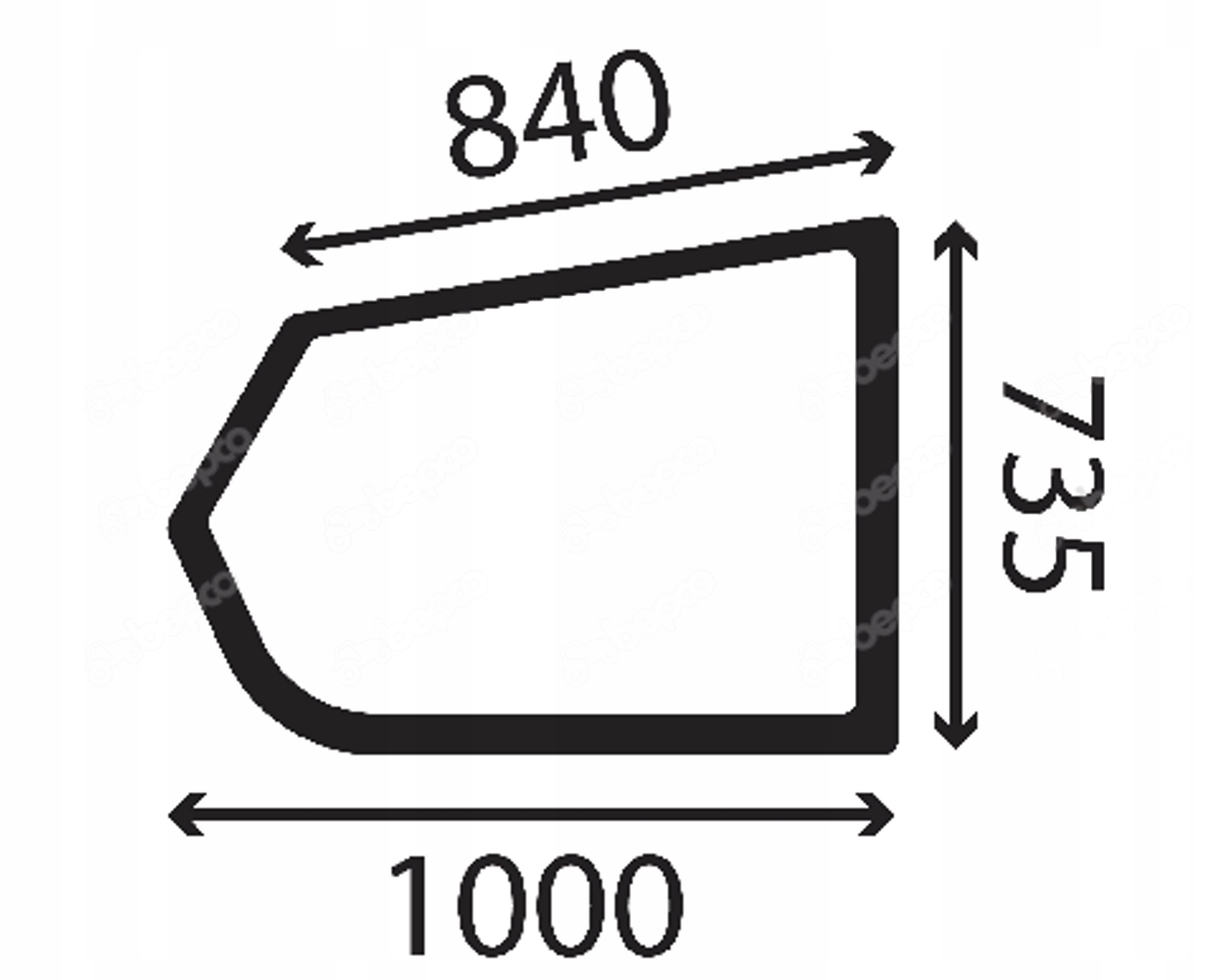 sklo nabíječka Case New Holland dveře do 84550195