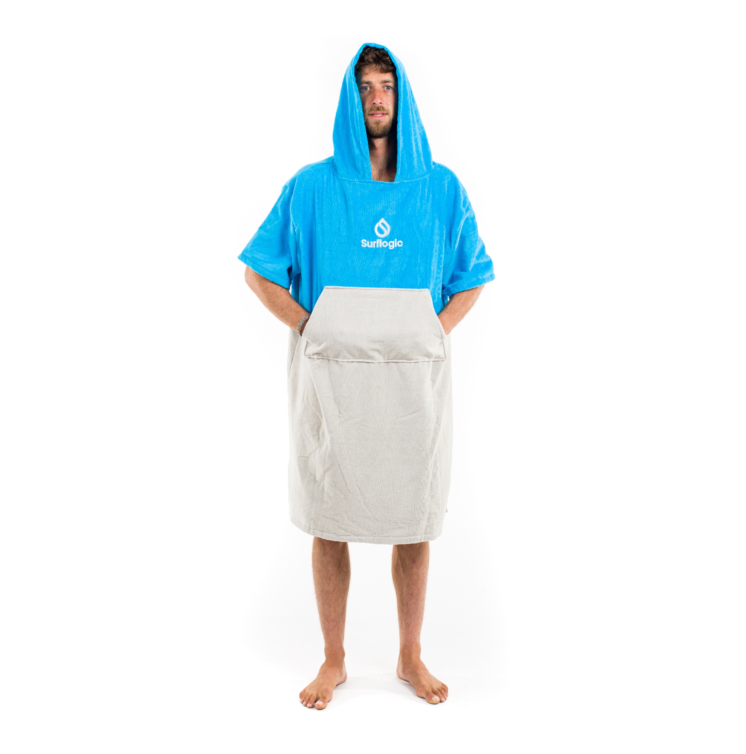 Poncho Surf Logic - kite/windsurfing - Cyan/Grey