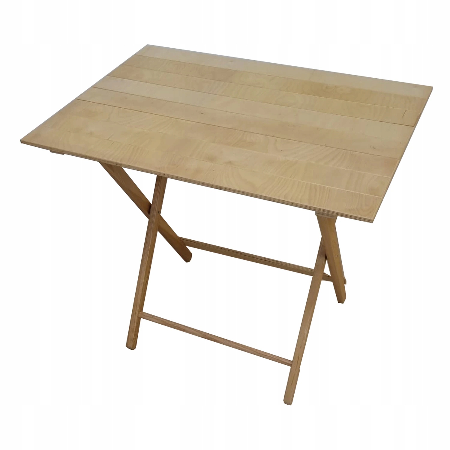 Skladací stolík Compactor Fiesta, svetlý buk, 60 x 80 x 73 cm