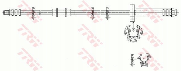 trw PHB293 тормозной шланг