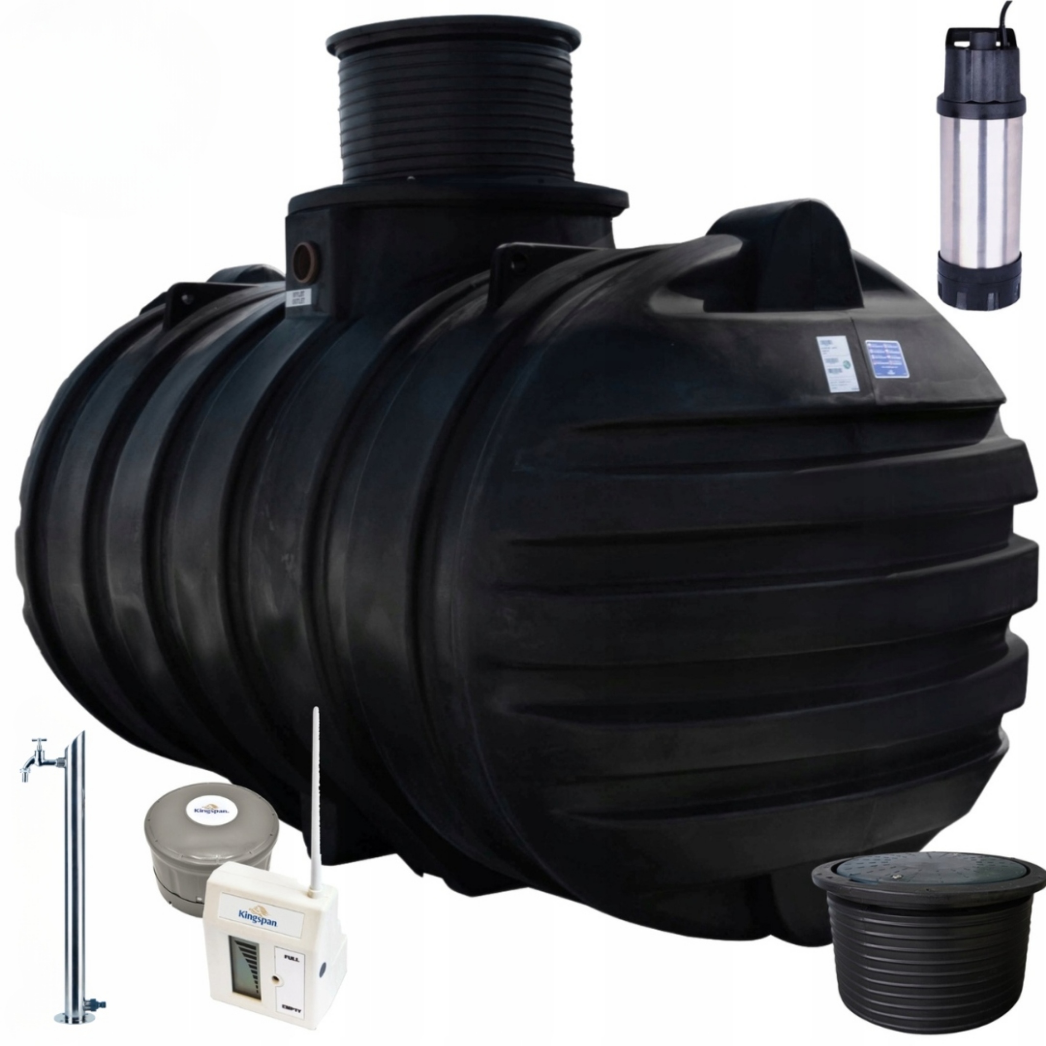 Nádrž na dešťovou vodu Kingspan Rainstore Pro 10000L Moje Voda Set