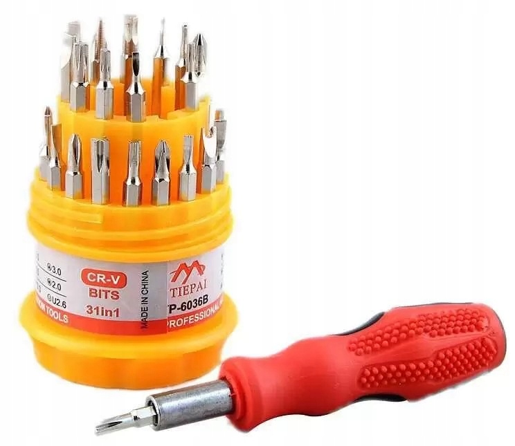 

Zestaw Śrubokrętów Bitów Precyzyjnych 31W1 Torx