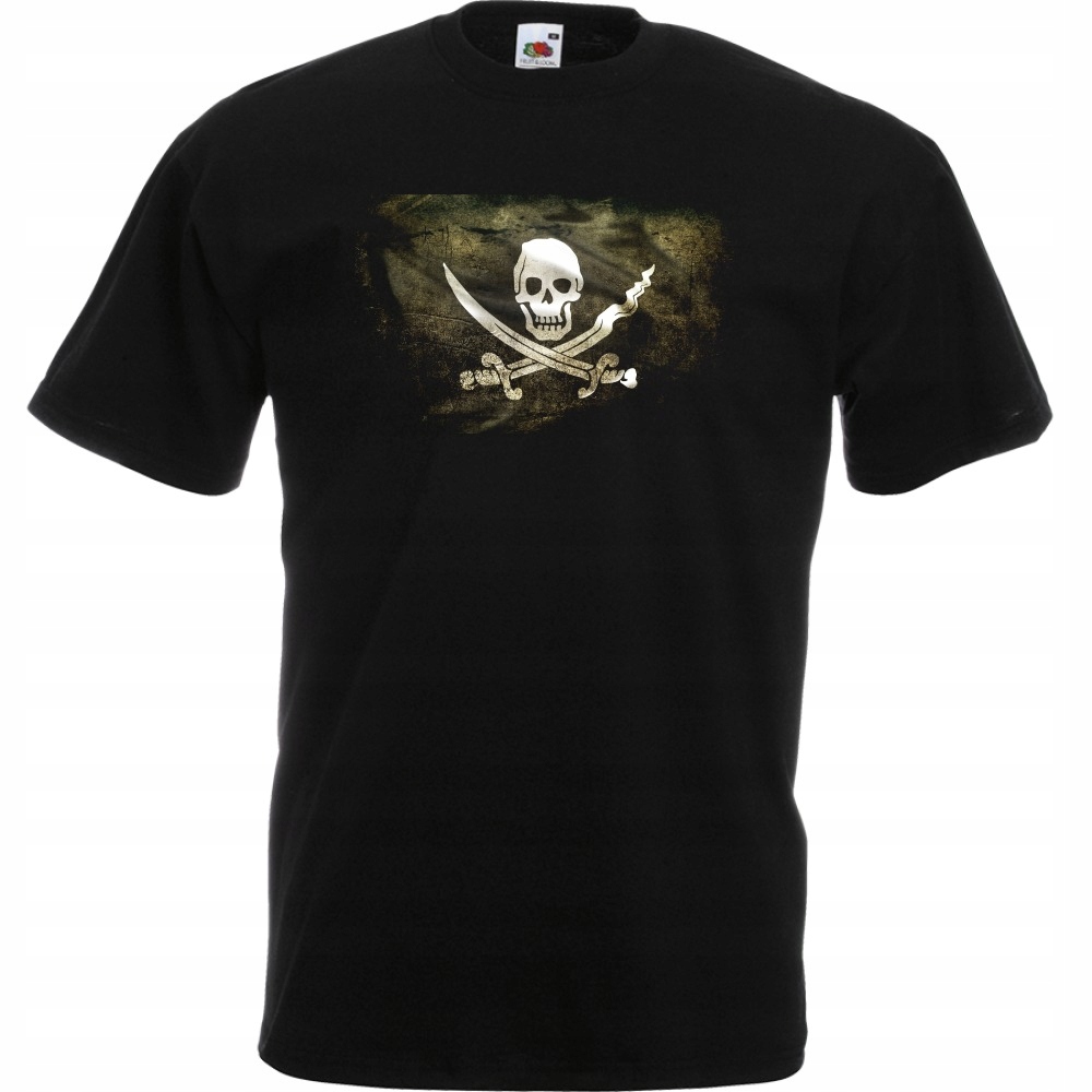 

Koszulka z nadrukiem flaga piracka Jolly Roger S