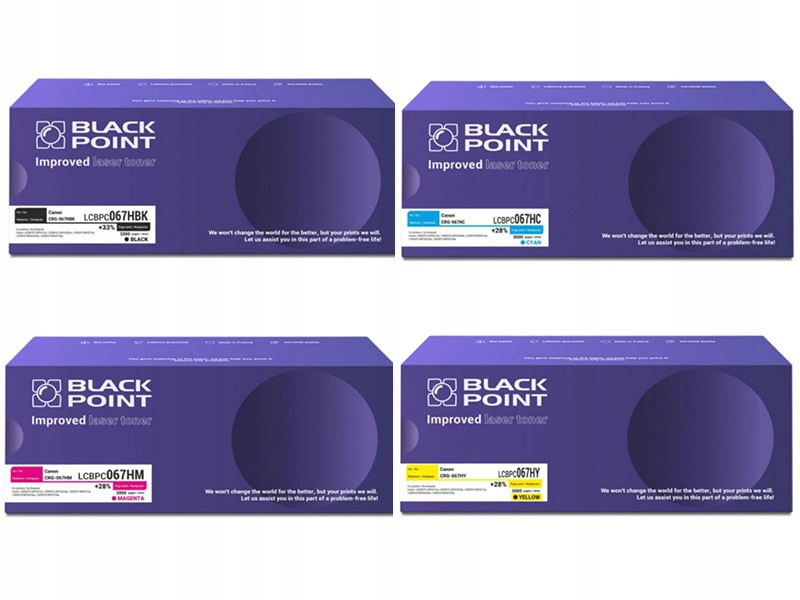 Sada Tonerů 4x Black Point náhrada CRG-067H