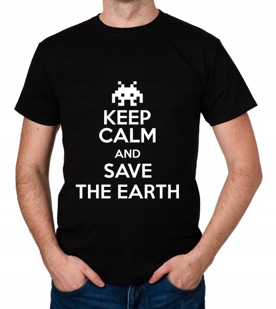 

koszulka Keep Calm And Save The Earth prezent