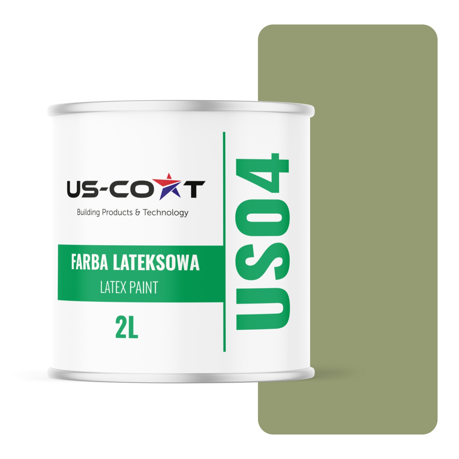 Barva Latexová, Barva Zhnilá, Zeleň, Tmavá H2231 2L Matná Na Stěny