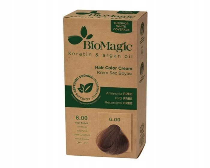 Barva Na Vlasy Tmavě Blond (6.00) 250 g Biomagic