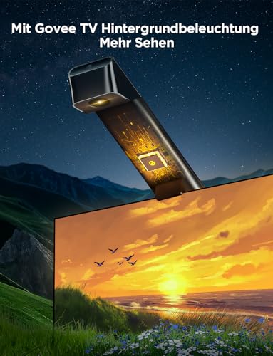 GOVEE Taśma LED TV RGBICW 3 Lite 3,6M z Kamerą i Sterowaniem Aplikacją — miniatura 9