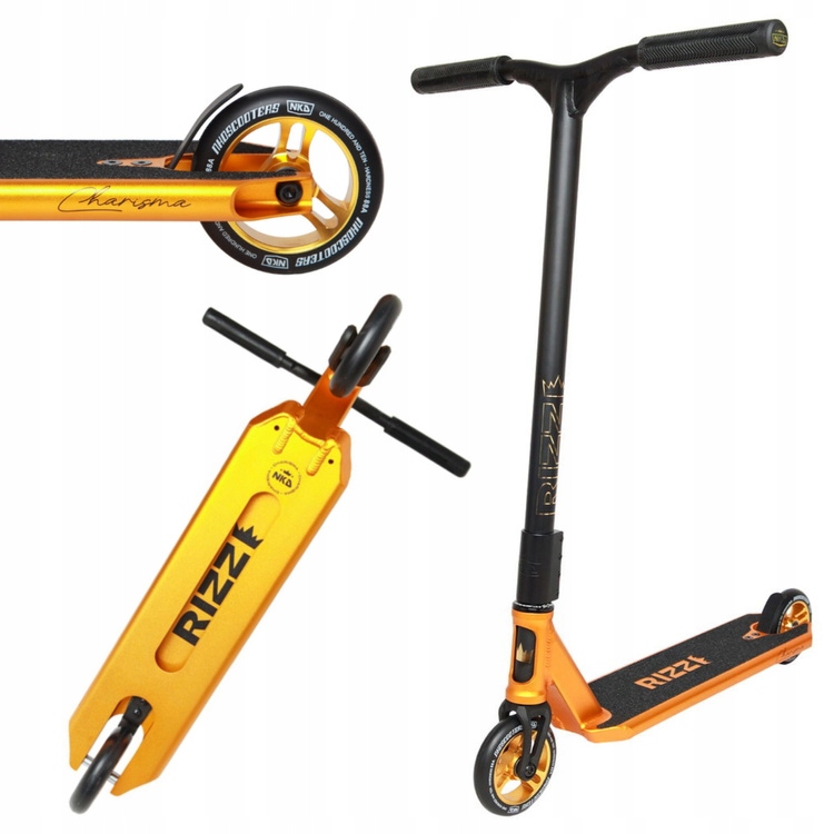 Hulajnoga Wyczynowa Nkd Rizz Stunt Scooter Złoty 85 cm