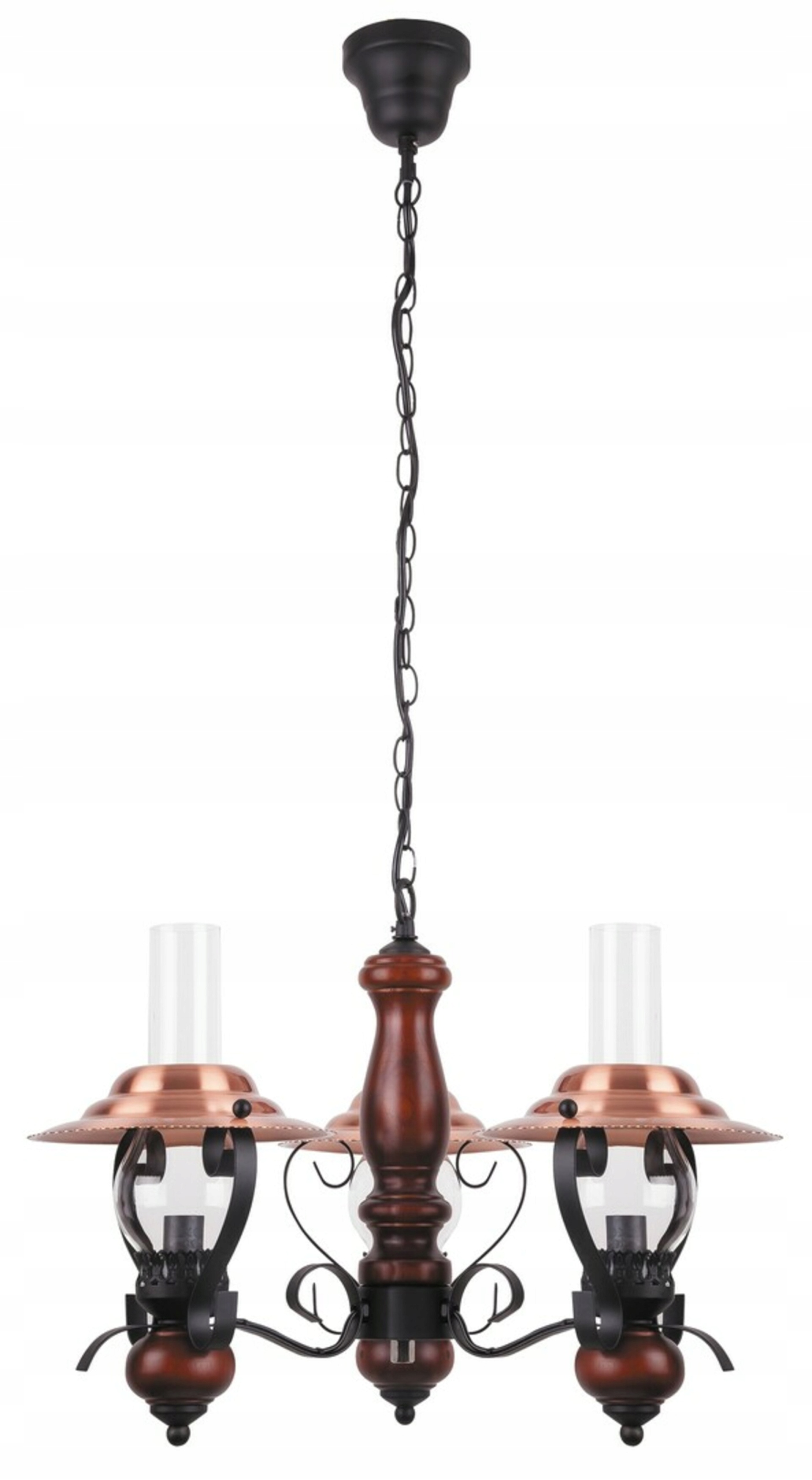 Rabalux luster Enna E14 3x Max 40W čierna 7860