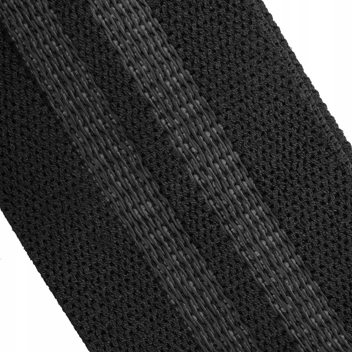 HIP BAND TAŚMA GUMA OPOROWA MATERIAŁOWA DO ĆWICZEŃ 1szt. POWERBAND FITNESS Kolor dominujący czarny