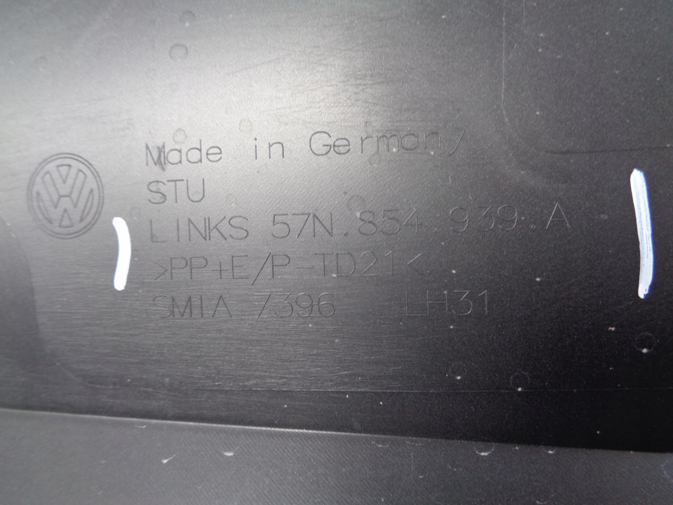 door left front VW CADDY 2K 2K7 20- NR 48743