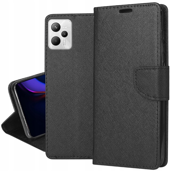 

Etui do Realme C35 Portfel Case Szkło
