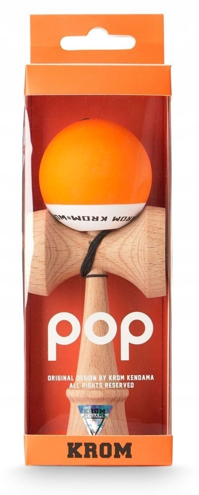 Kendama Krom POP pomarańczowa Model POP
