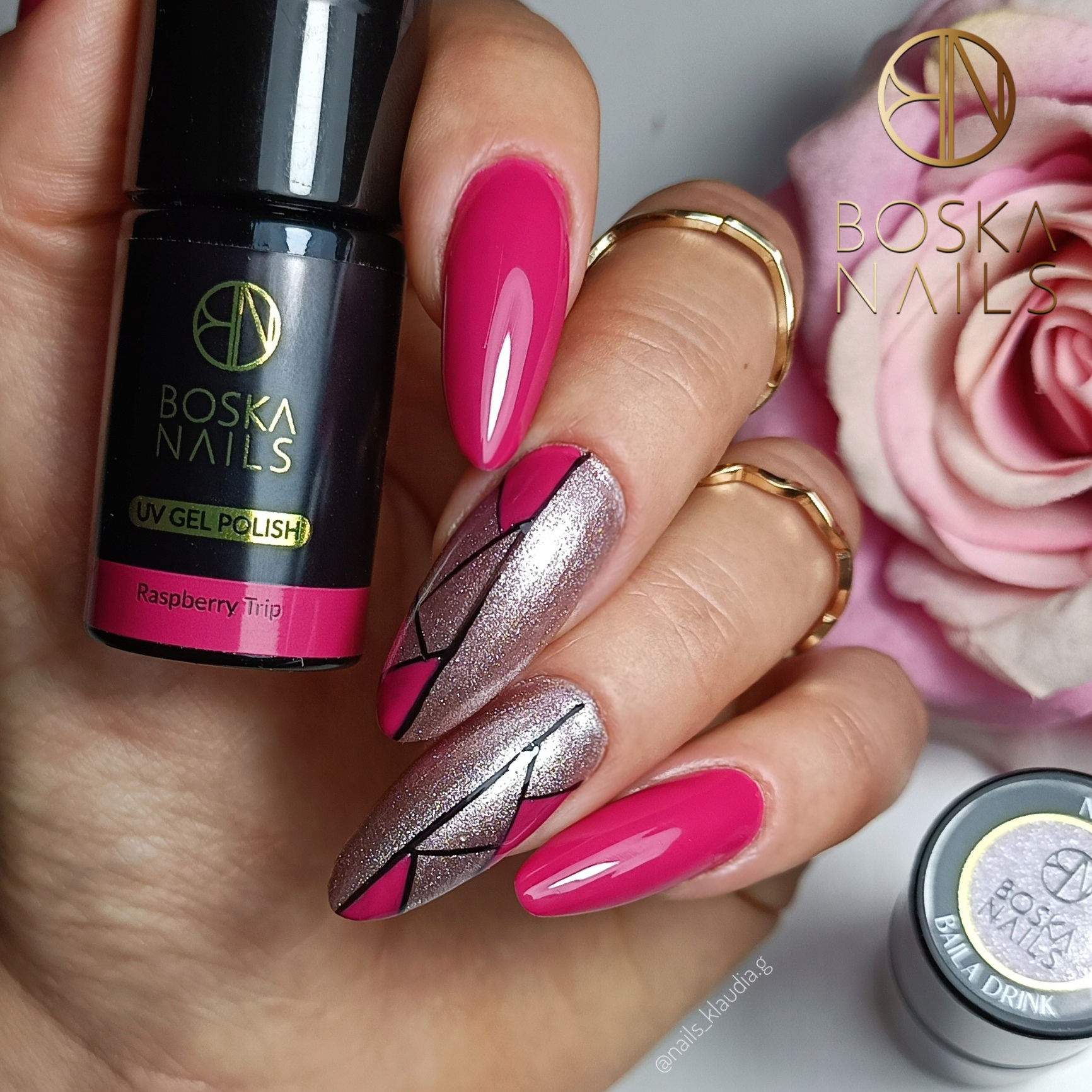 LAKIER HYBRYDOWY UV LED RASPBERRY TRIP 339 MALINA Pojemność 6 ml