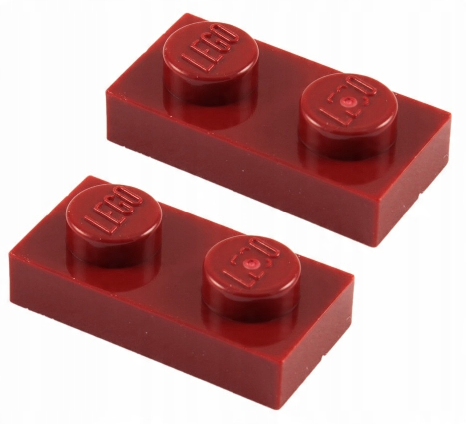 

00017N Lego 3023 4162582 płytka - c.czerwony 2szt
