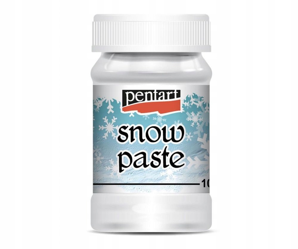 Rychleschnoucí Bílá Pasta ideální pro Decoupage poskytuje Sněhový Efekt 100 ML