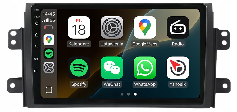 Suzuki SX4 Fiat Sedici Android Carplay Rádio Navigace 8GB/128GB Dsp