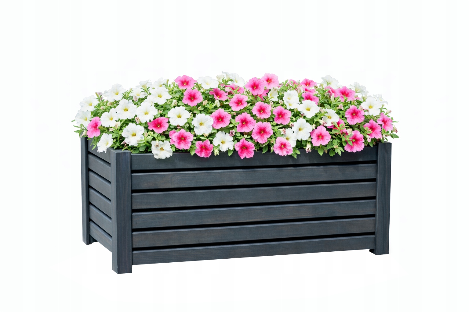 Drewniana Donica Ogrodowa Na Kwiaty 60x38x30 cm