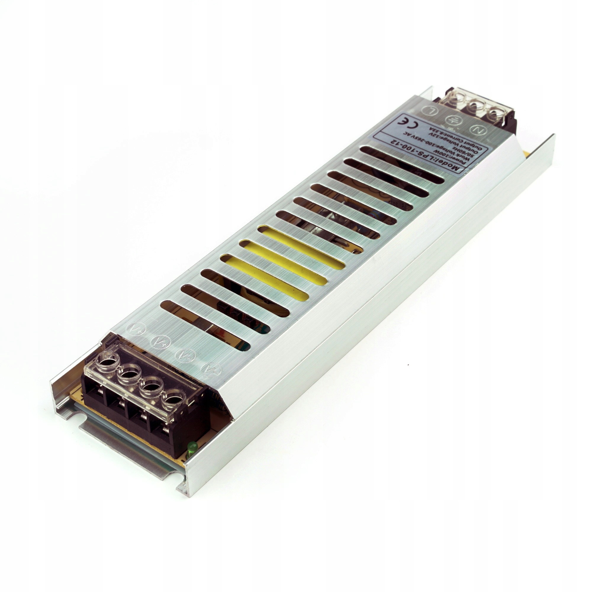 Zasilacz stabilizowany 12V 8A 100W Super Slim LED Marka Inna