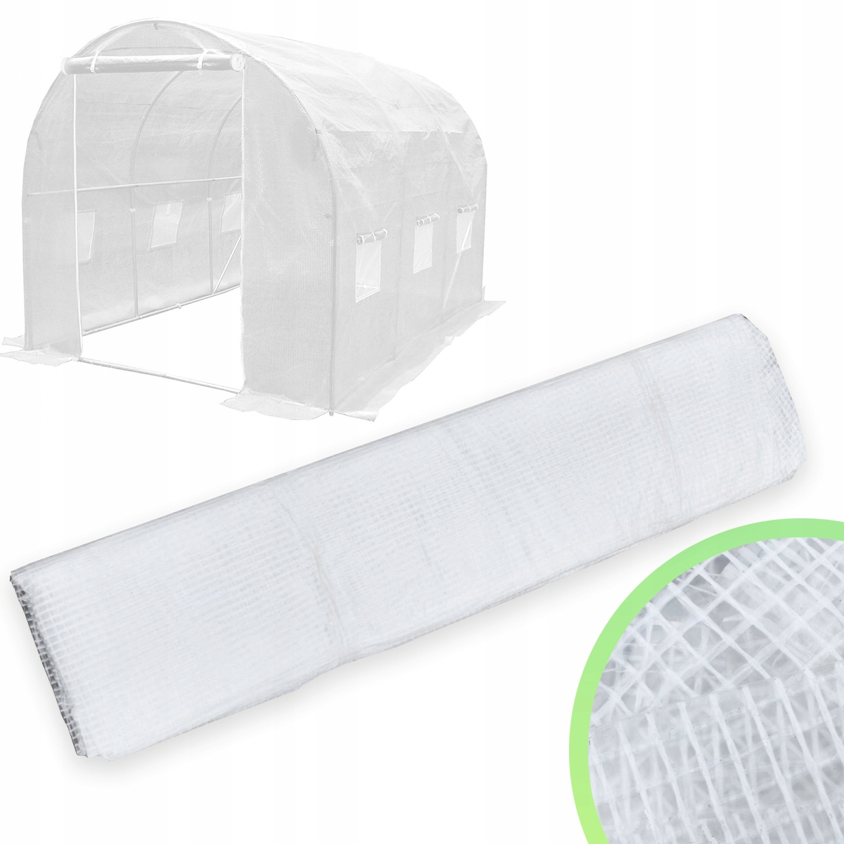 

Pokrycie do tunelu szklarniowego 4iQ 2x3,5m Białe