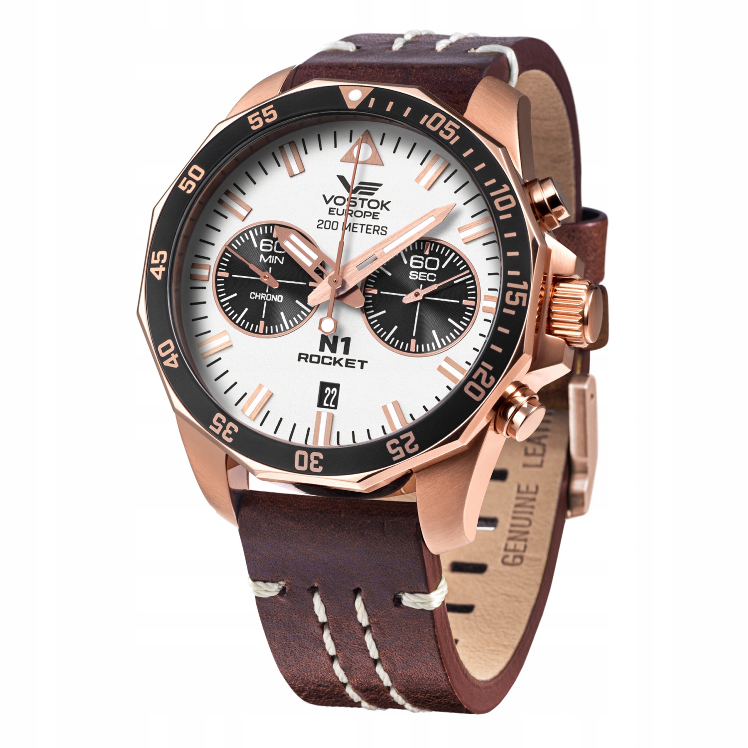 Pánské Hodinky Vostok Europe 6S21-225B619 hnědé