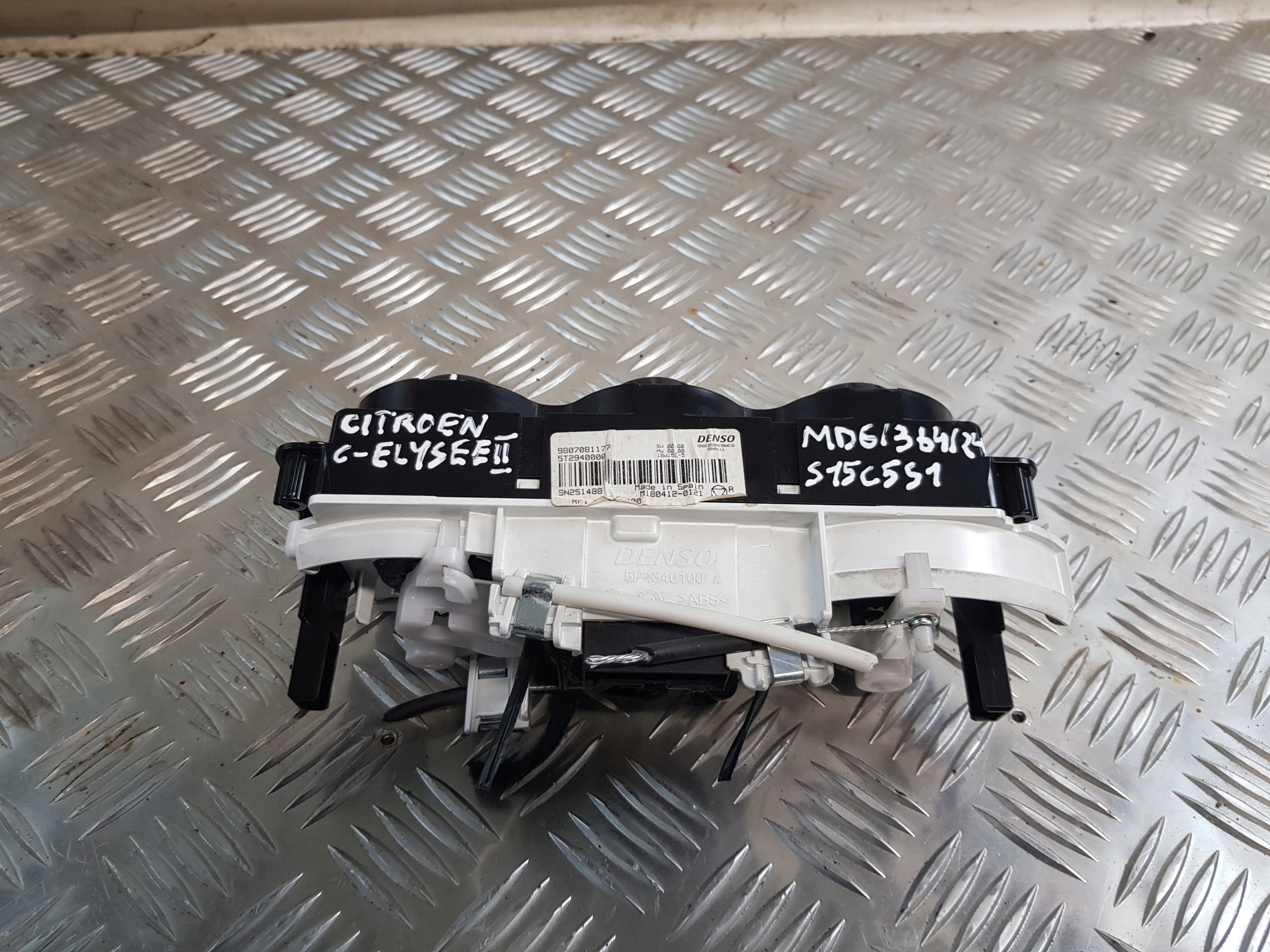 PANEL BOCCHETTE CITROEN C-ELYSEE II 18r. 9807081177