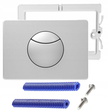 Splachovací tlačítko pro splachování Wc a splachovače Sanit S 703, matný chrom